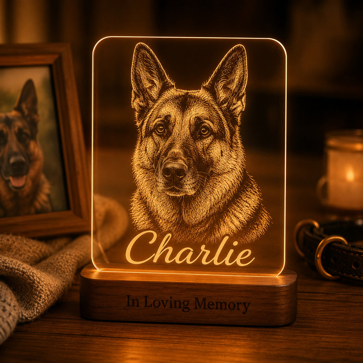Custom Pet Memorial Lamp
