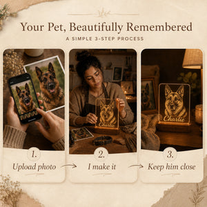Custom Pet Memorial Lamp
